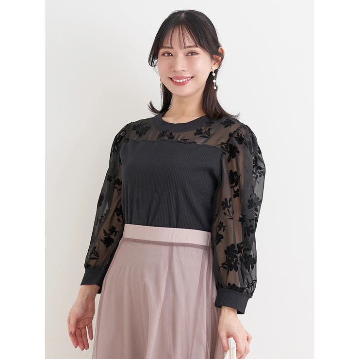 フロッキー花柄プルオーバー | Re-J＆SUPURE | 詳細画像11 