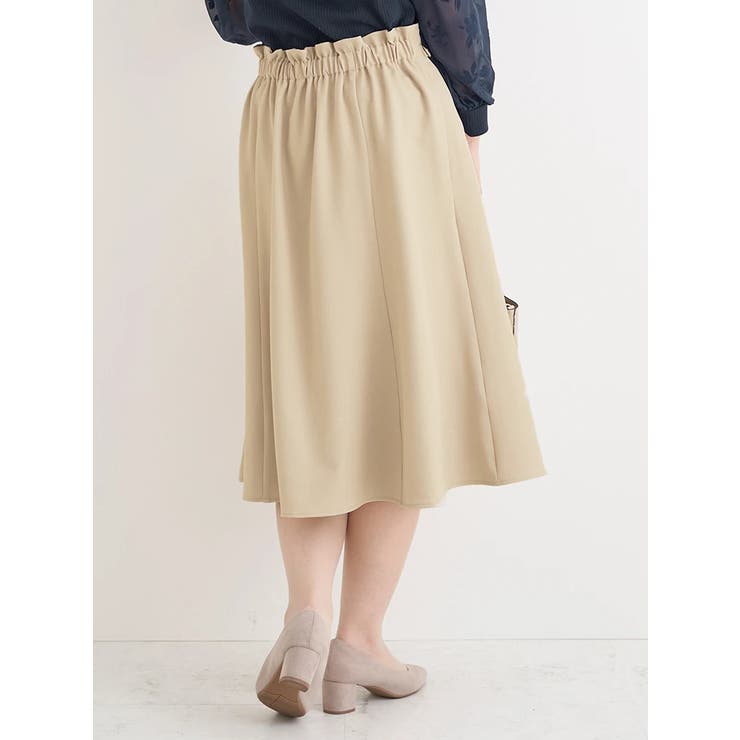 サイドバックルミディ丈スカート | Re-J＆SUPURE | 詳細画像4 