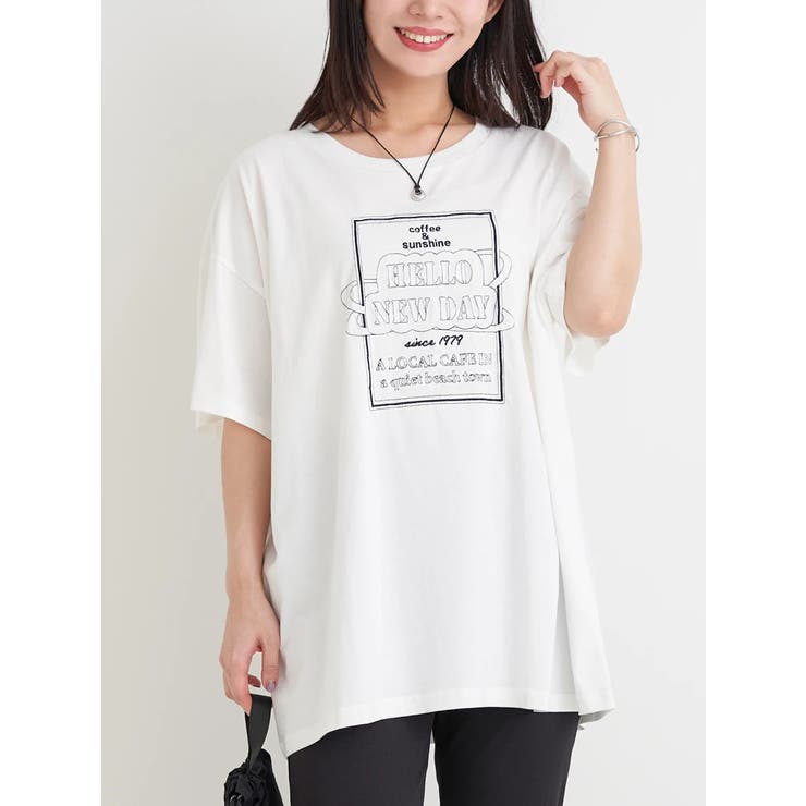 【接触冷感】モチーフ刺繍Tシャツ | Re-J＆SUPURE | 詳細画像2 