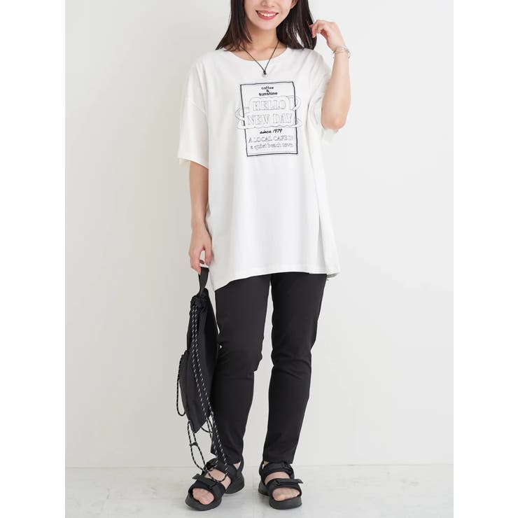 【接触冷感】モチーフ刺繍Tシャツ | Re-J＆SUPURE | 詳細画像8 