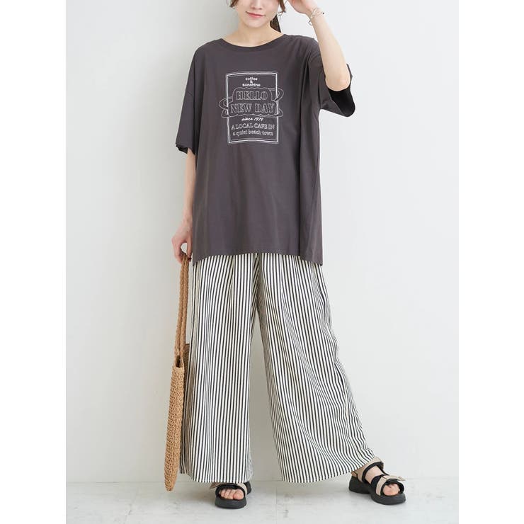 【接触冷感】モチーフ刺繍Tシャツ | Re-J＆SUPURE | 詳細画像19 
