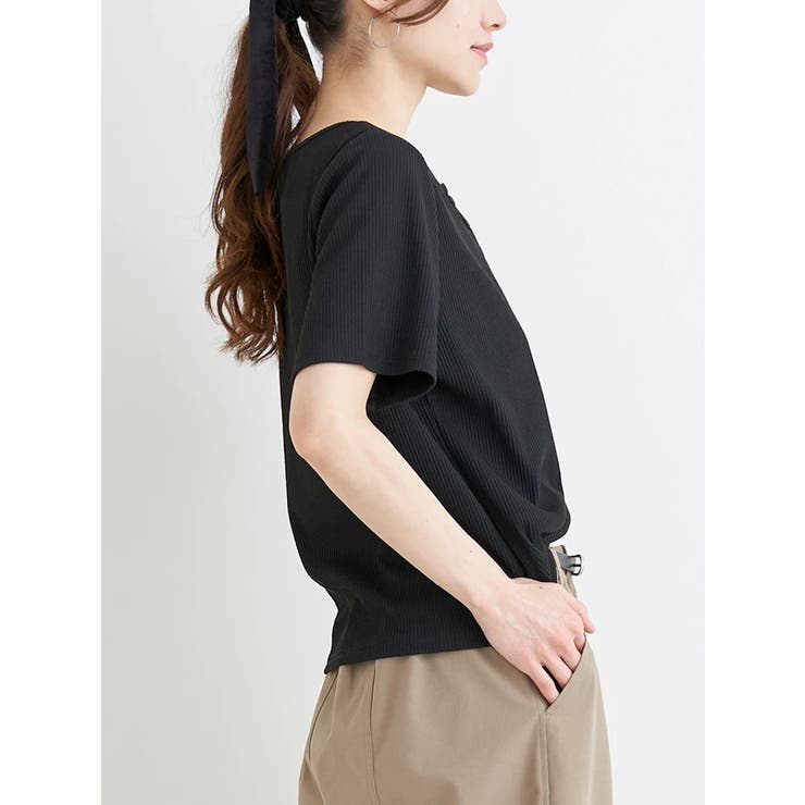 テレコリブヘンリーネックTシャツ | Re-J＆SUPURE | 詳細画像20 