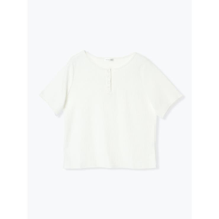 テレコリブヘンリーネックTシャツ | Re-J＆SUPURE | 詳細画像34 
