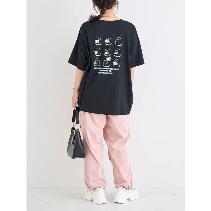 BACKオバケプリントTシャツ | Re-J＆SUPURE | 詳細画像7 