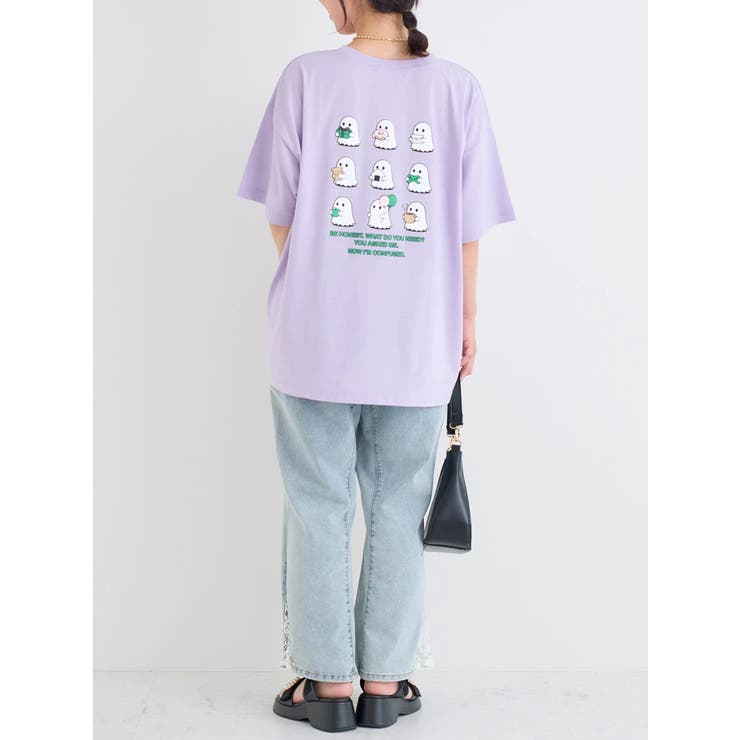 BACKオバケプリントTシャツ | Re-J＆SUPURE | 詳細画像14 