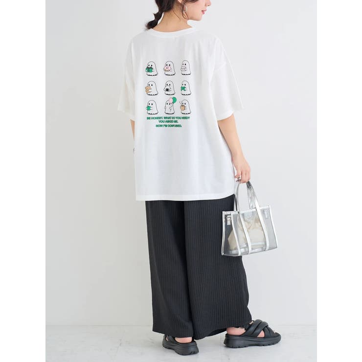 BACKオバケプリントTシャツ | Re-J＆SUPURE | 詳細画像23 