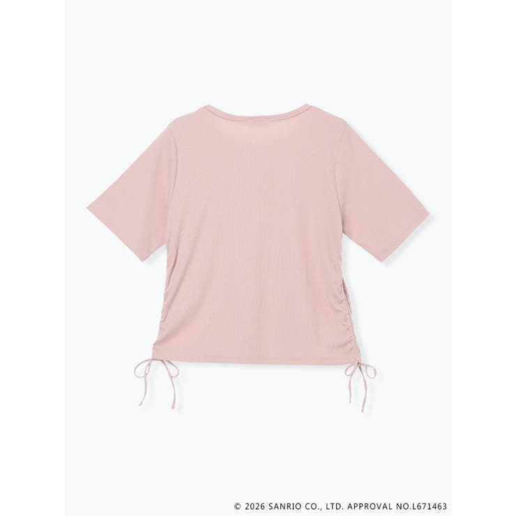 【サンリオキャラクターズ】ハローキティラインストーン裾ドロストTシャツ | Re-J＆SUPURE | 詳細画像6 