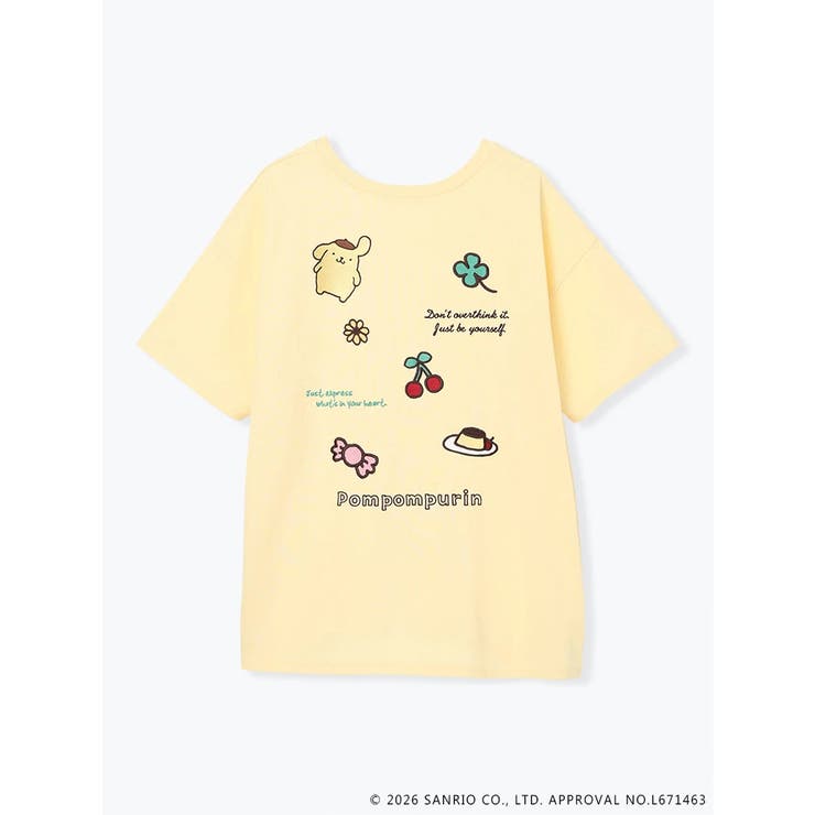 【サンリオキャラクターズ】バックランダム刺繍Tシャツ | Re-J＆SUPURE | 詳細画像6 