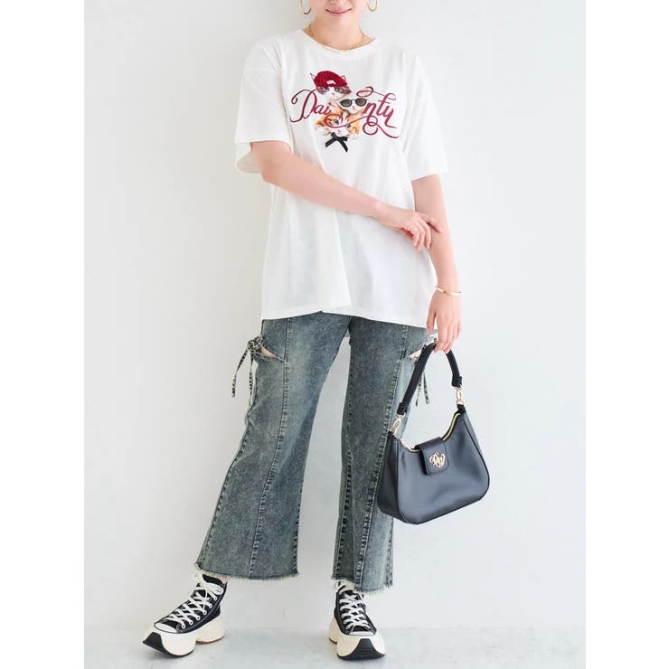 お洒落ネコプリントTシャツ | Re-J＆SUPURE | 詳細画像19 