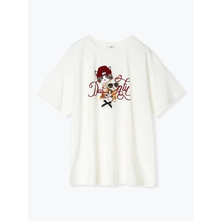 お洒落ネコプリントTシャツ | Re-J＆SUPURE | 詳細画像20 