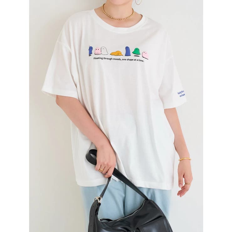 カラフルオバケ発泡プリントTシャツ | Re-J＆SUPURE | 詳細画像7 