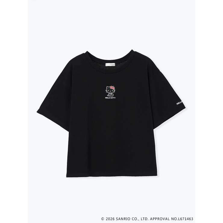 【サンリオキャラクターズ】クルーネック刺繍Tシャツ | Re-J＆SUPURE | 詳細画像3 