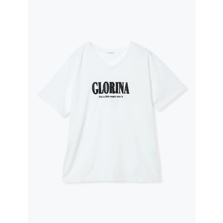 ロゴ刺繍VネックTシャツ | Re-J＆SUPURE | 詳細画像18 