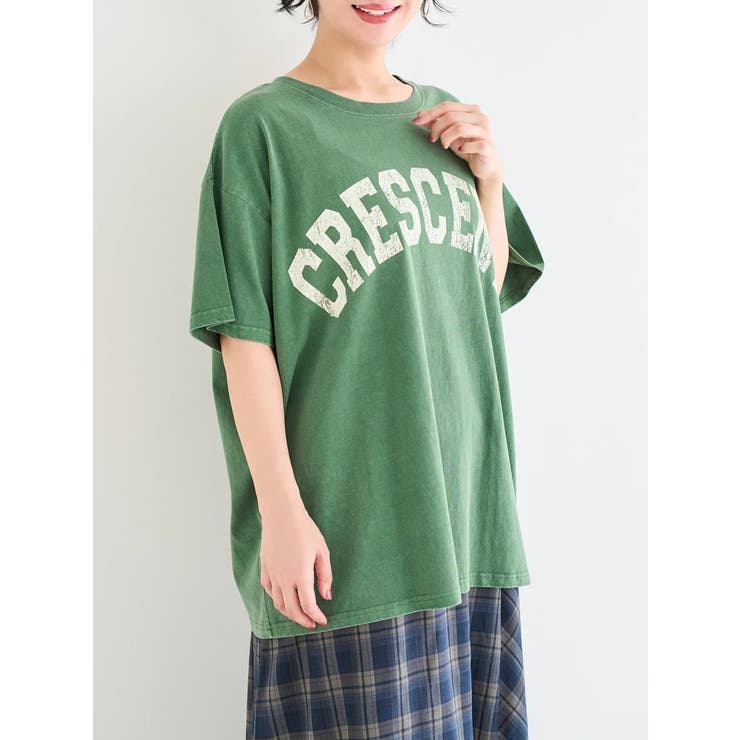 ピグメント加工風ロゴプリントTシャツ | Re-J＆SUPURE | 詳細画像24 