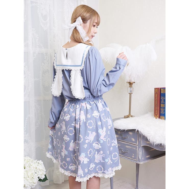 サンリオキャラコラボ 総柄ワンピース 品番 Plmw Ludic Park ルディックパーク のレディースファッション通販 Shoplist ショップリスト