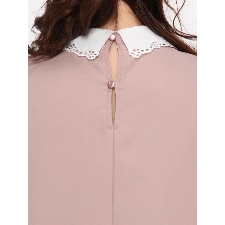 カットワーク刺繍襟配色ワンピース 品番 Plmw Ludic Park ルディックパーク のレディースファッション通販 Shoplist ショップリスト