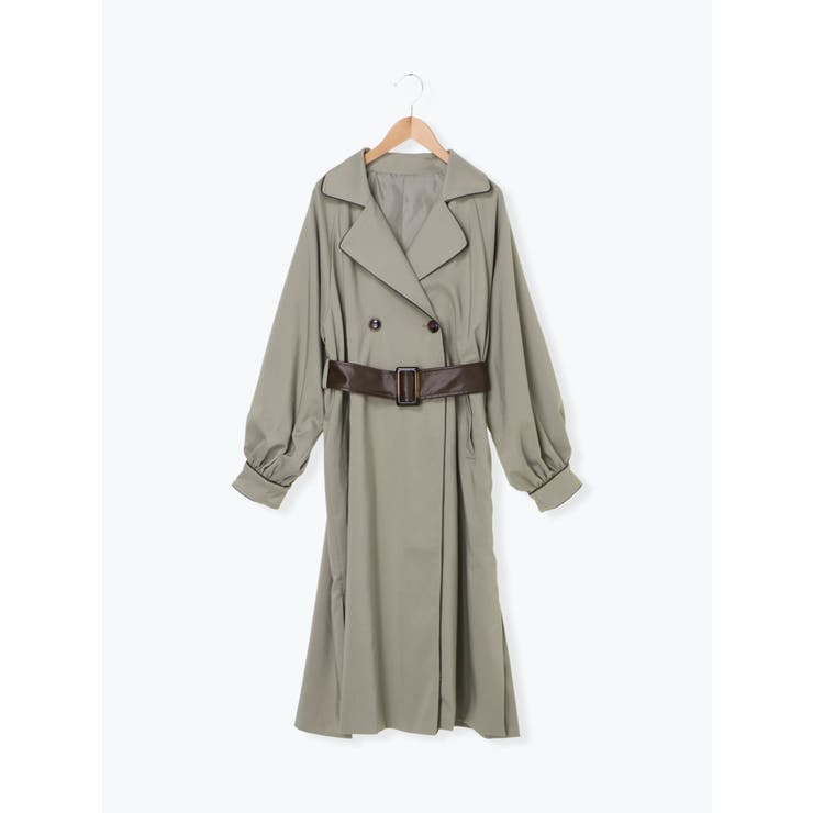 ボリューム袖パイピングトレンチコート 品番 Plmw Ludic Park ルディックパーク のレディースファッション通販 Shoplist ショップリスト