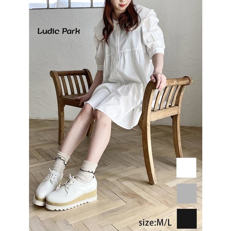 Big襟五分袖ティアードチュニック 品番 Plmw Ludic Park ルディックパーク のレディースファッション通販 Shoplist ショップリスト