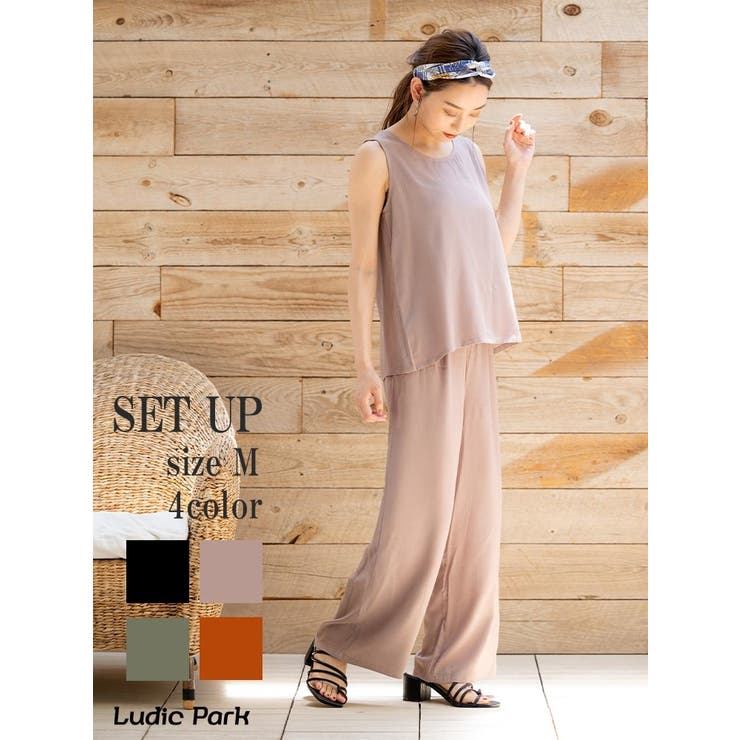 レーヨン編み上げセットアップ 品番 Plmw Ludic Park ルディックパーク のレディースファッション通販 Shoplist ショップリスト