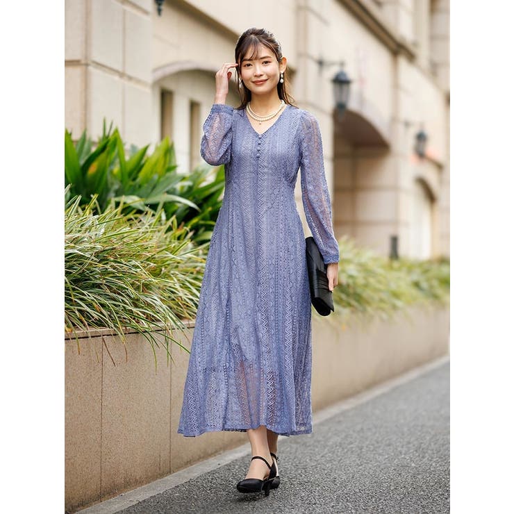 総レース長袖ワンピース 品番 Plmw Ludic Park ルディックパーク のレディースファッション通販 Shoplist ショップリスト