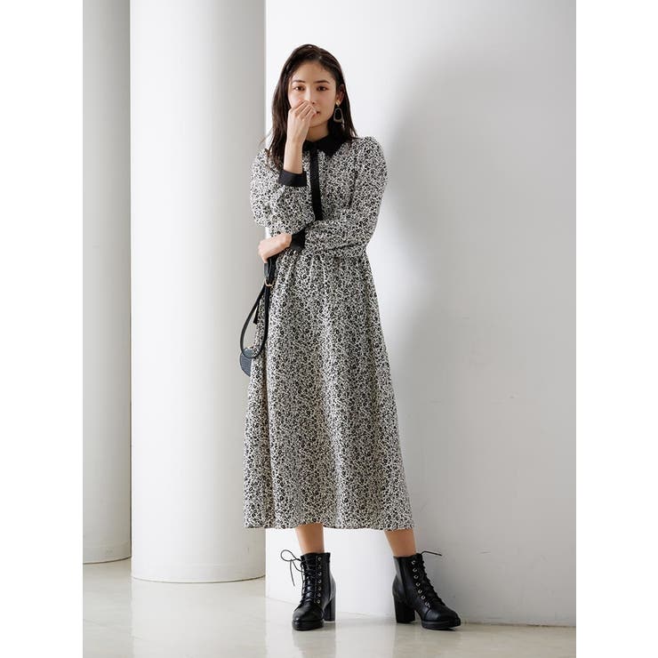 小花柄クレリックワンピース 品番 Plmw Ludic Park ルディックパーク のレディースファッション通販 Shoplist ショップリスト