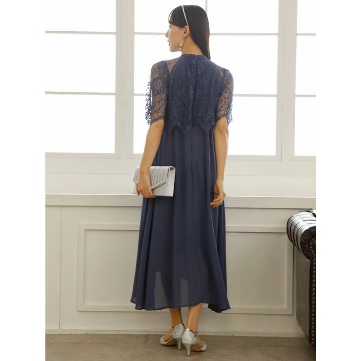 フィッシュテールレースドレス[品番：PLMW0008647]｜LUDIC PARK