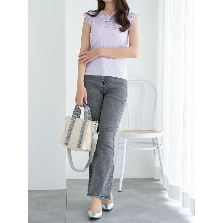 テレコスカラップレースタンクトップ | LUDIC PARK | 詳細画像29 