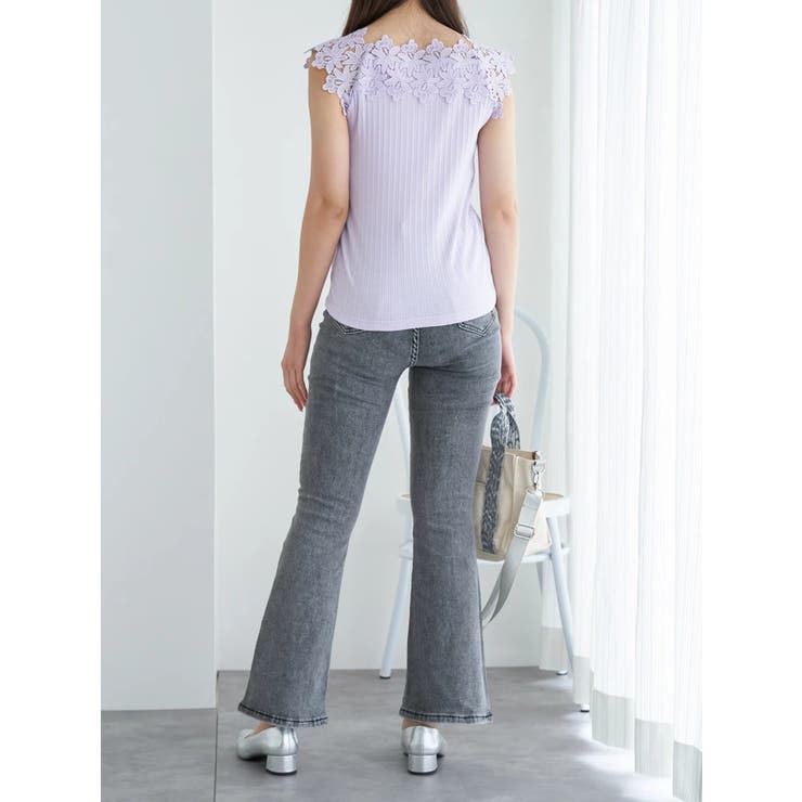 テレコスカラップレースタンクトップ | LUDIC PARK | 詳細画像32 