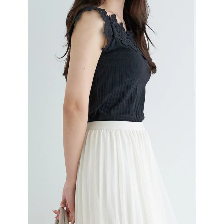 テレコスカラップレースタンクトップ | LUDIC PARK | 詳細画像35 