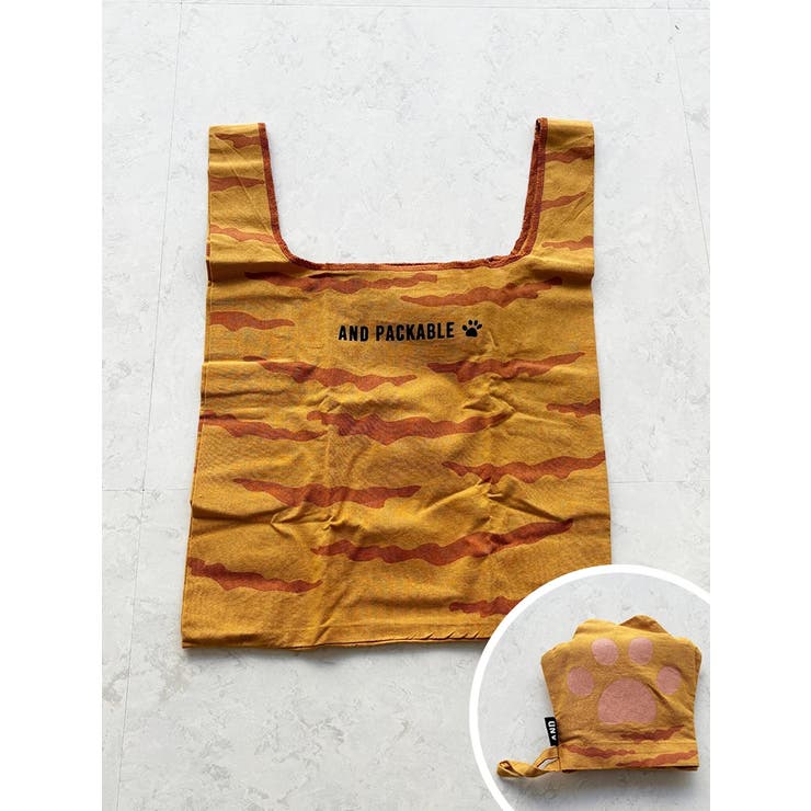 - | パッカブルミニマルシェバッグ【猫の手茶トラ】 | LUDIC PARK