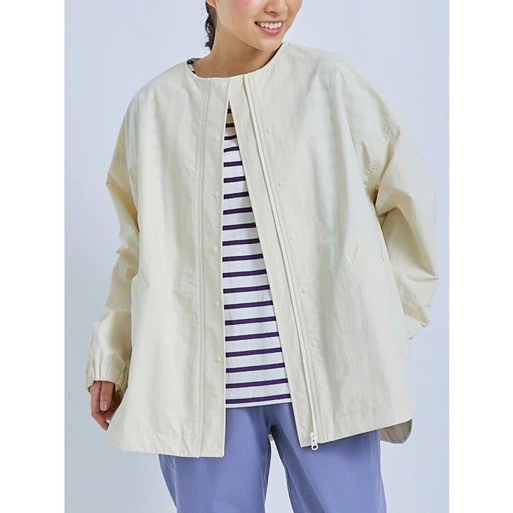 アイボリー | ソフトワッシャーブルゾン | LUDIC PARK