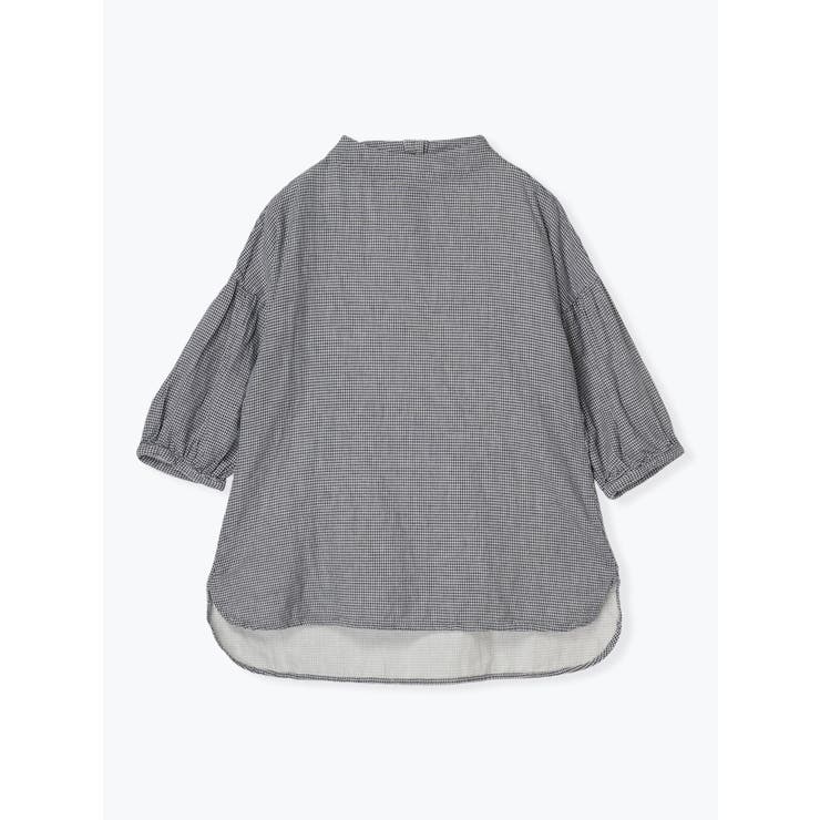 紺 | オーガニックコットンボトルネックチュニック | LUDIC PARK