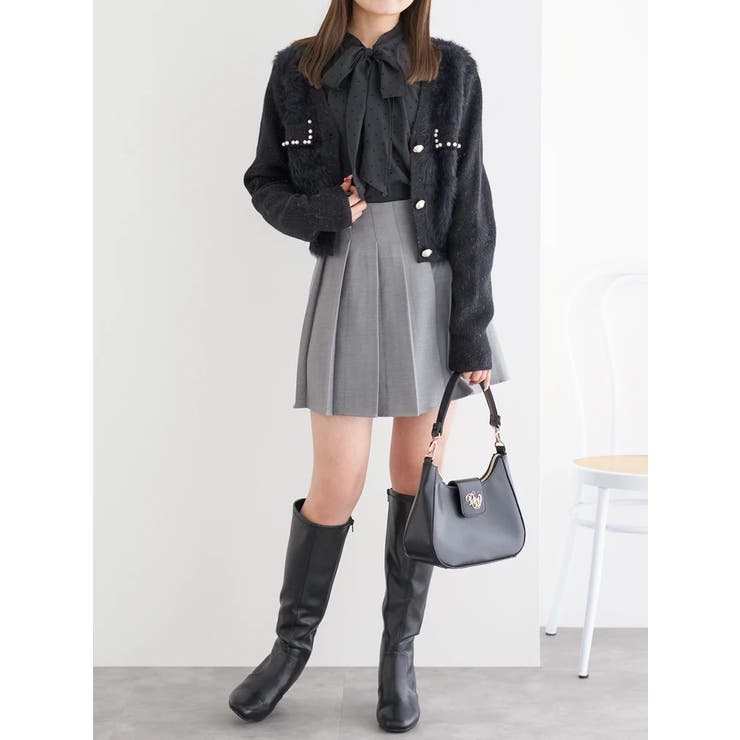 【2way】エンブレム付きフラップミニバック | LUDIC PARK | 詳細画像7 