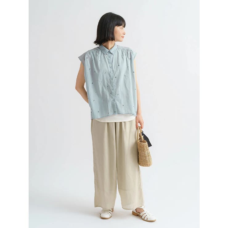 リーフプリントシャツブラウス | LUDIC PARK | 詳細画像8