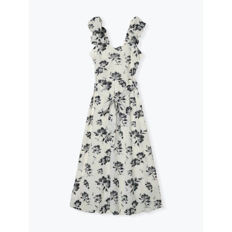 花柄ギャザー肩紐ワンピース | LUDIC PARK | 詳細画像17