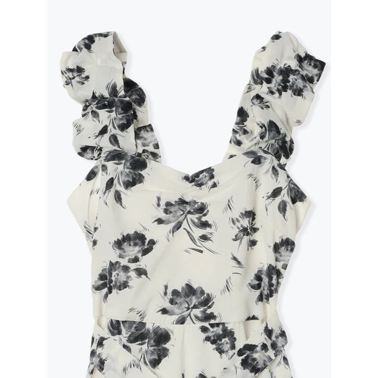 花柄ギャザー肩紐ワンピース | LUDIC PARK | 詳細画像19