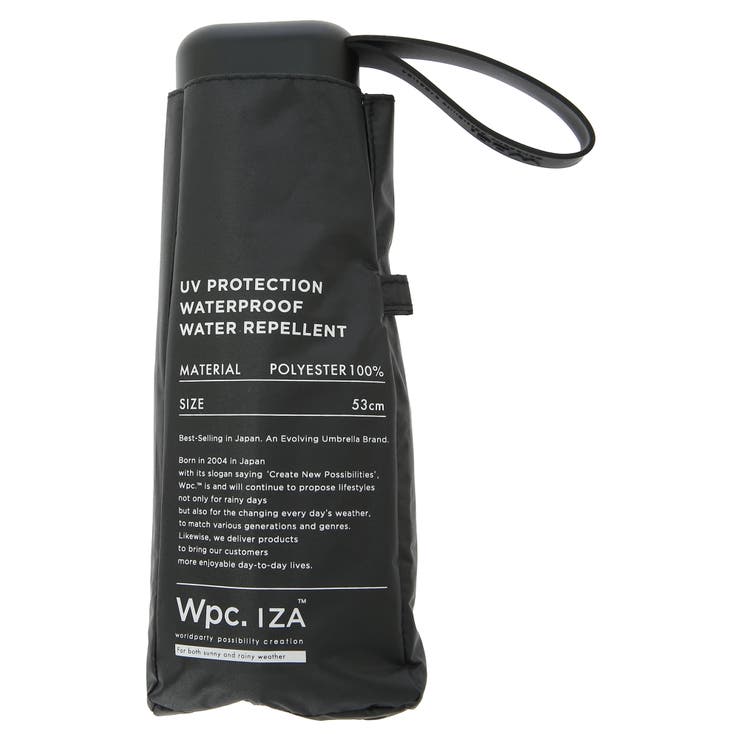 Wpc.】IZA Type:COMPACTユニセックス晴雨兼用折りたたみ傘[品番