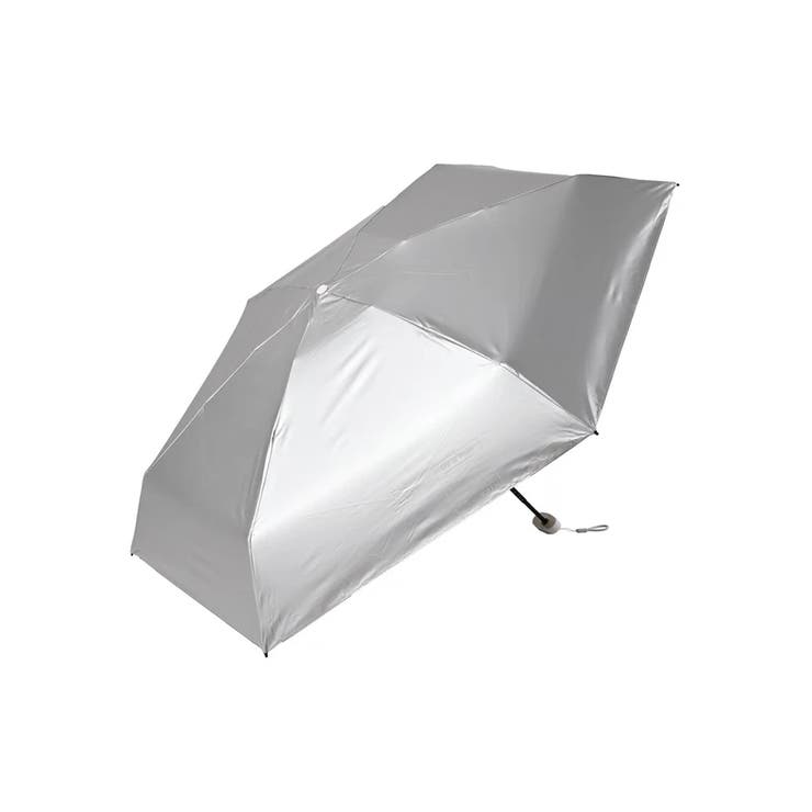 シルバー | niftycolors【SORANI】晴雨兼用6段ミニマム折りたたみ傘 | LUDIC PARK