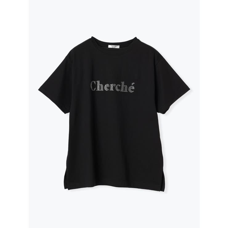 ラインストーンロゴTシャツ[品番：PLMW0012231]｜LUDIC PARK（ル
