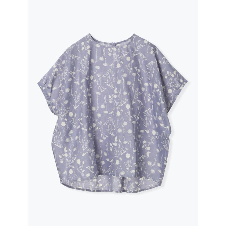 コットンリネンワイドプリントブラウス | LUDIC PARK | 詳細画像3 