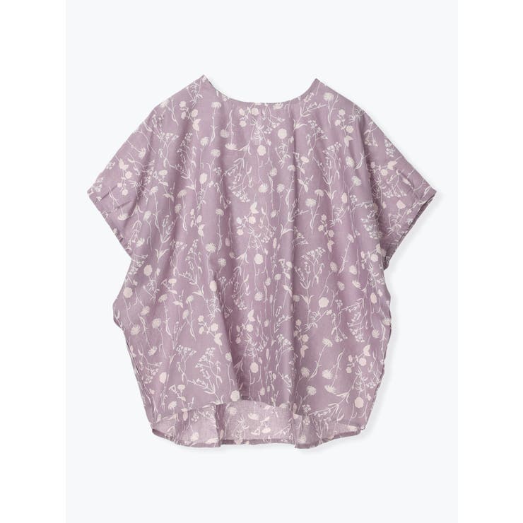 コットンリネンワイドプリントブラウス | LUDIC PARK | 詳細画像6 