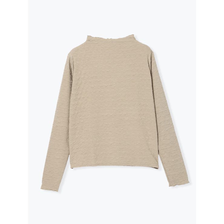 ベージュ | フクレジャガードボトルネックプルオーバー | LUDIC PARK