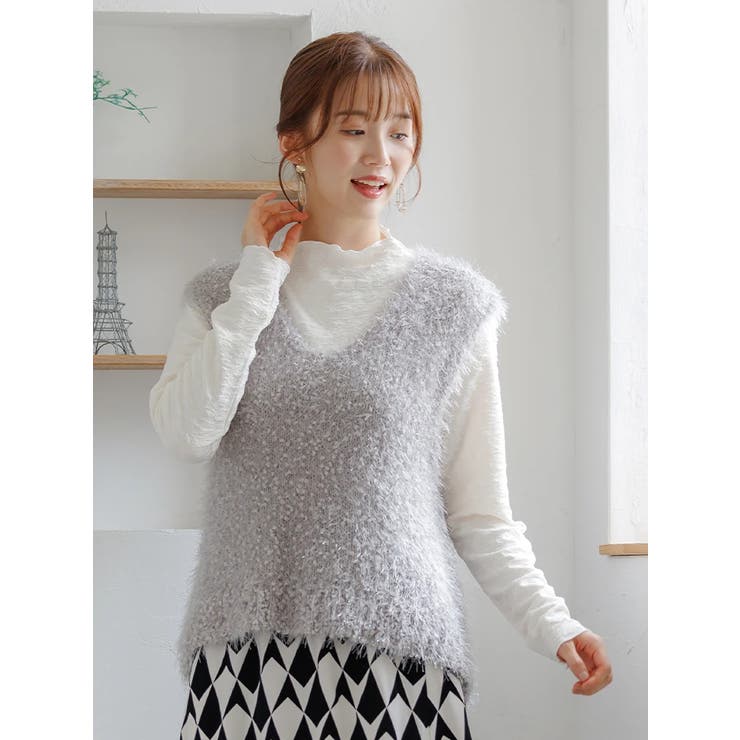 フクレジャガードボトルネックプルオーバー | LUDIC PARK | 詳細画像9 