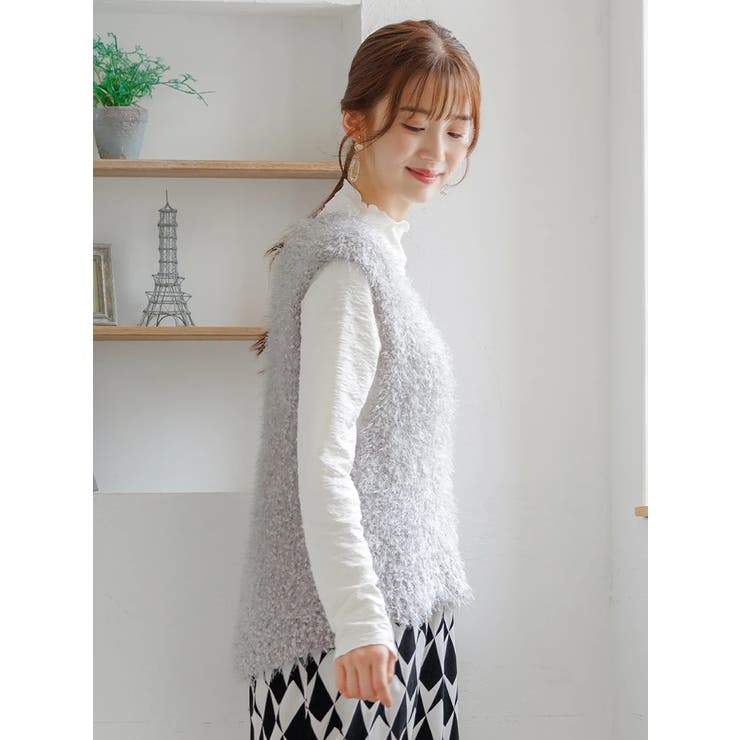 フクレジャガードボトルネックプルオーバー | LUDIC PARK | 詳細画像10 