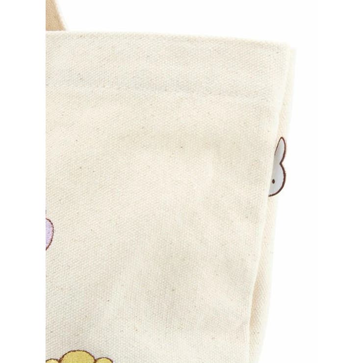 miffy 刺繍 帆布トートバッグ【ナチュラルフラワーリース】 | LUDIC PARK | 詳細画像5 