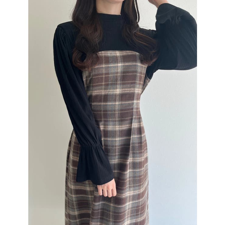 美品】バーバリー ドッキングワンピ ノバチェック メガチェック リボン