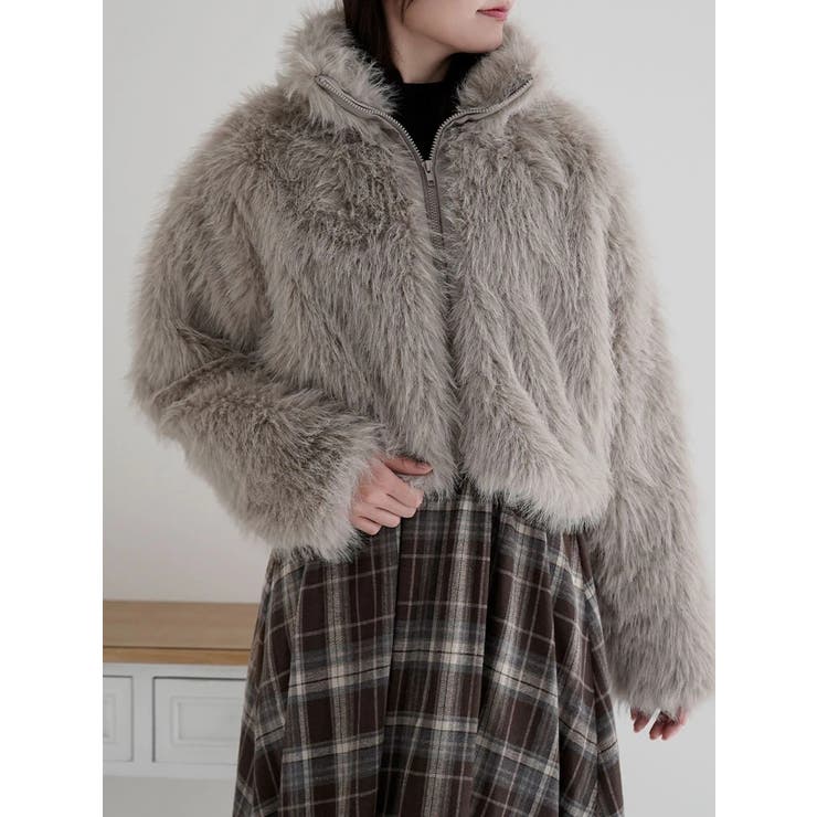 FREAK'S STORE｜ファー襟付き フェイクレザーブルゾン 24AW