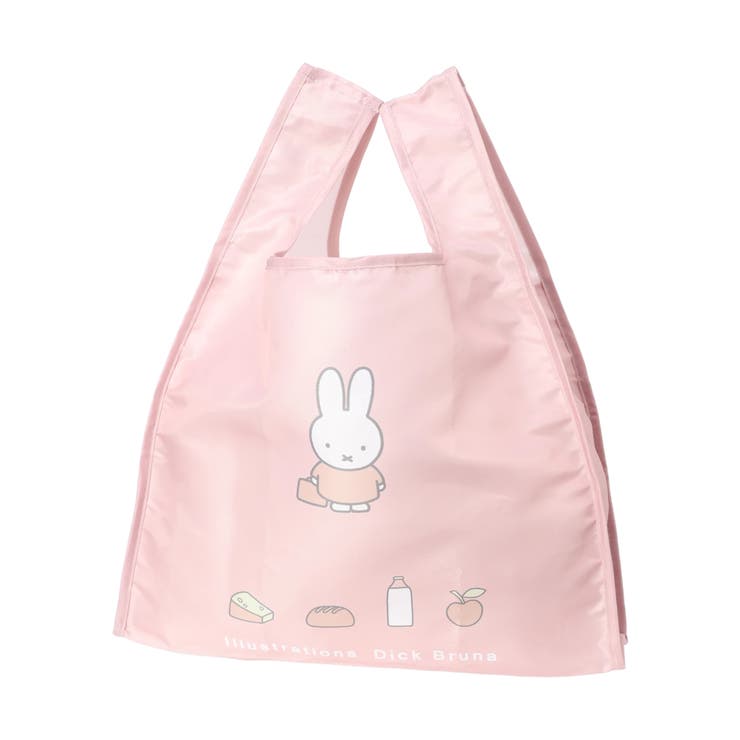 - | miffy ポケット付きエコバッグ ピンク【ミッフィー】 | LUDIC PARK