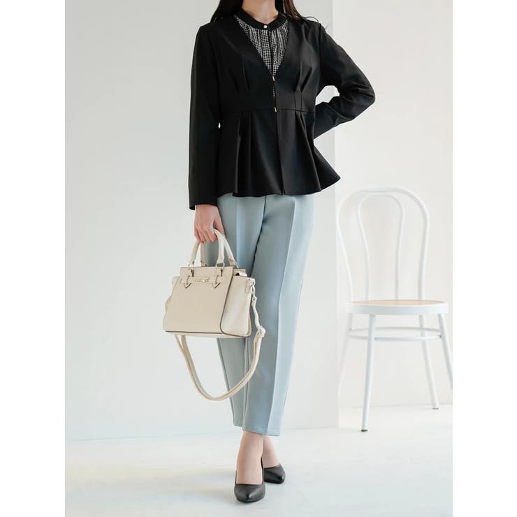 【ストレッチツイル】ペプラムジャケット | LUDIC PARK | 詳細画像8 