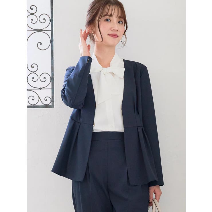 【ストレッチツイル】ペプラムジャケット | LUDIC PARK | 詳細画像38 